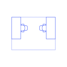 Layouts Private Offices Shared Split Wall Stencil Svg Design File, Free Vectors File
